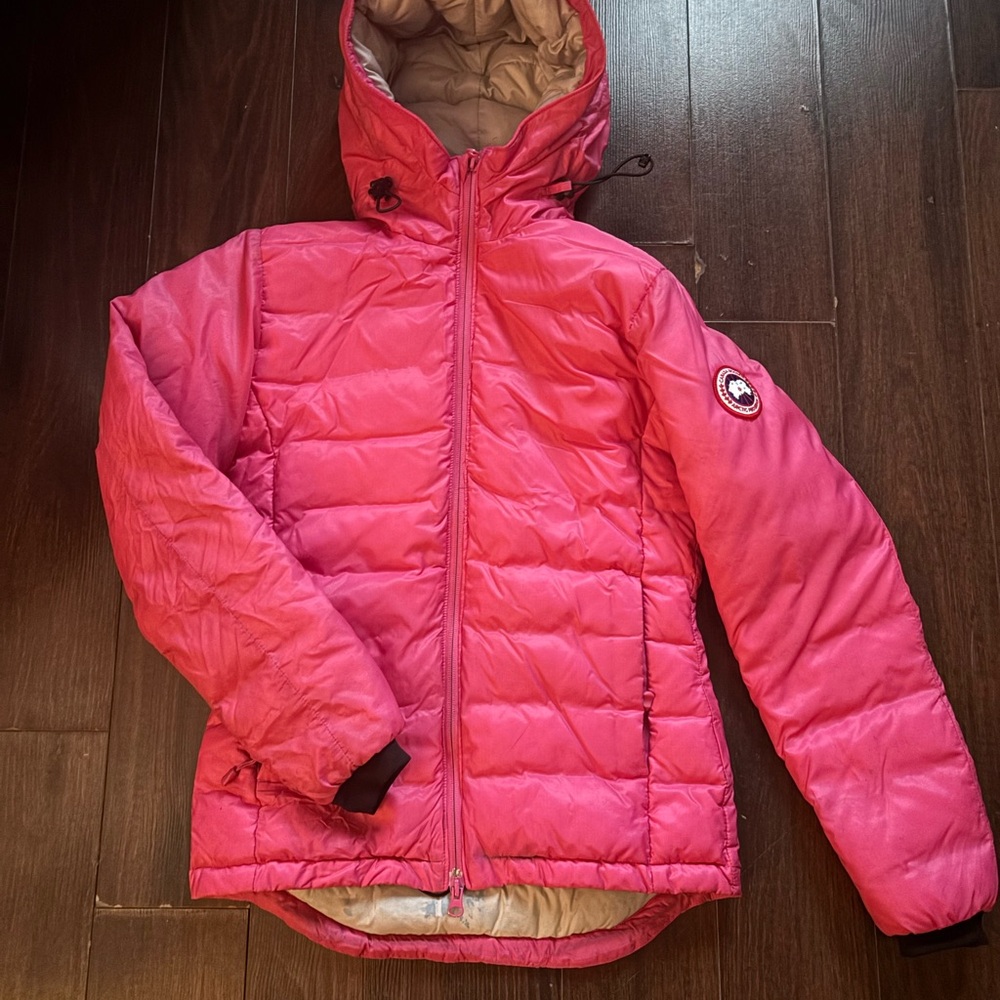 Canada goose women’s camp hooded jacket - summit pink